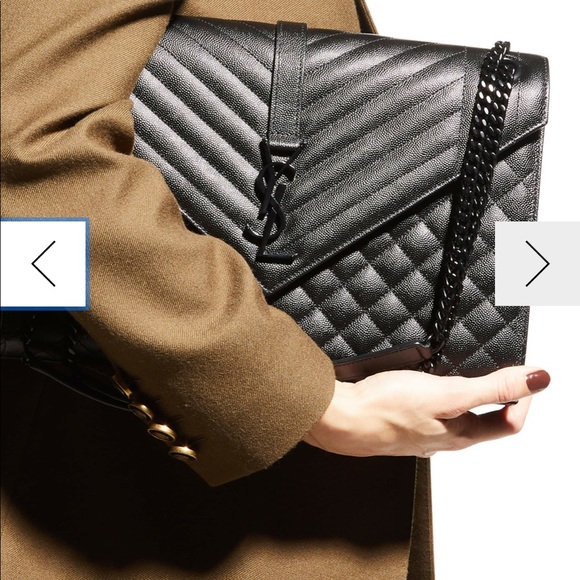 Saint Laurent Large Tri-Quilted Matelasse bag - Picture 12 of 13